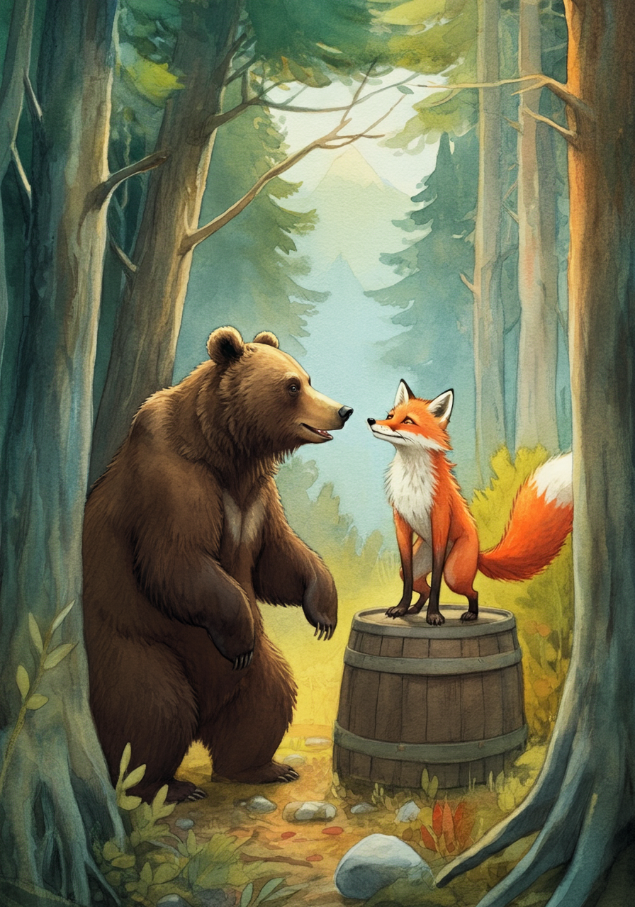 THE BEAR and THE FOX