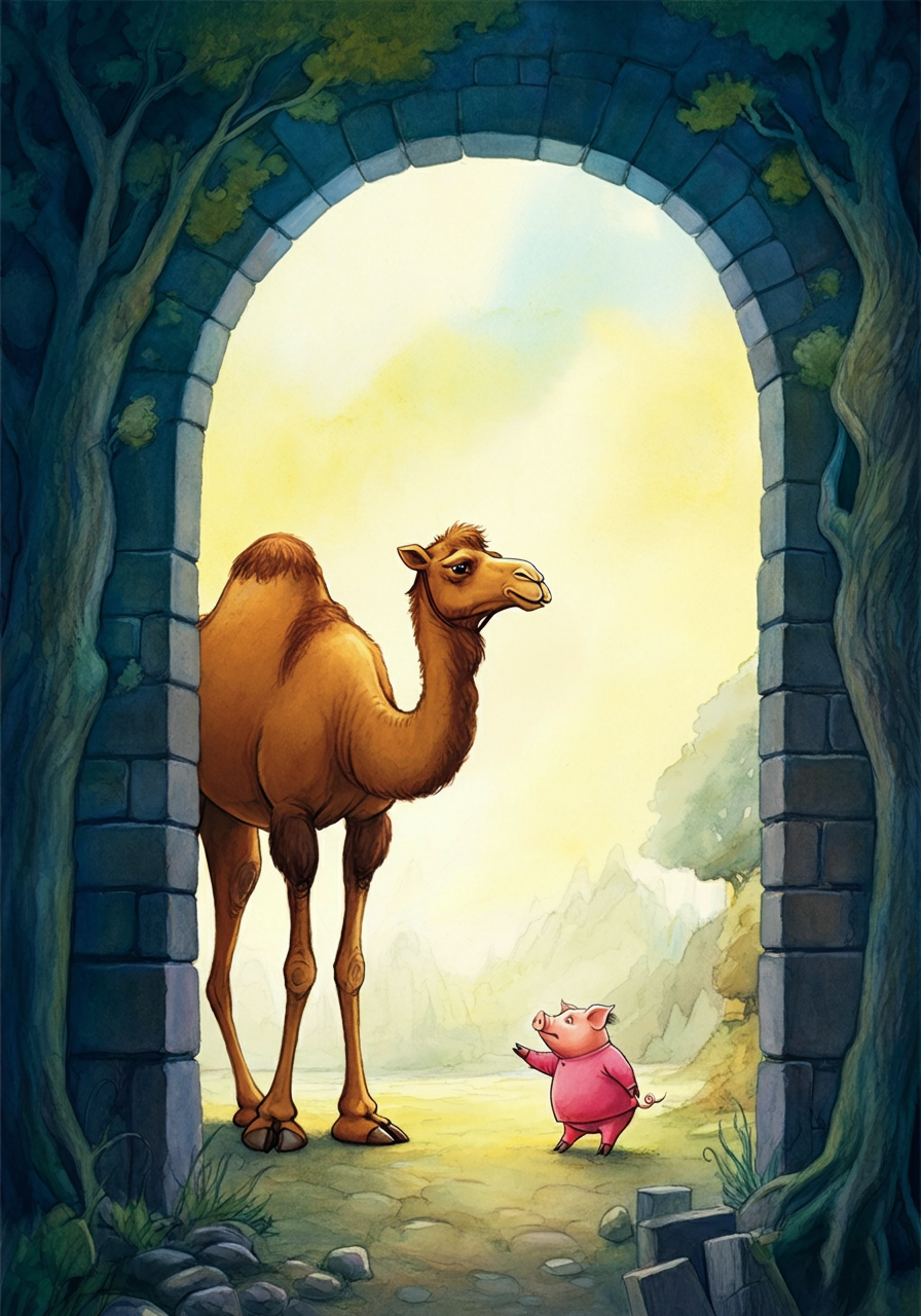 THE CAMEL and THE PIG