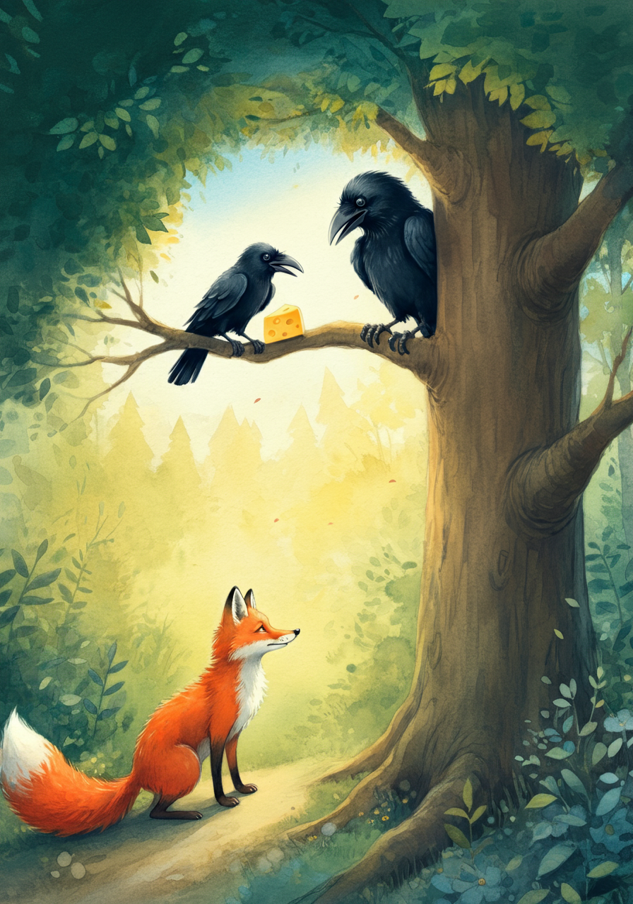 THE FOX and THE CROW