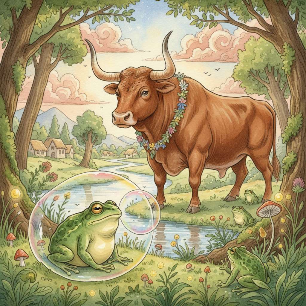 THE FROG and THE OX