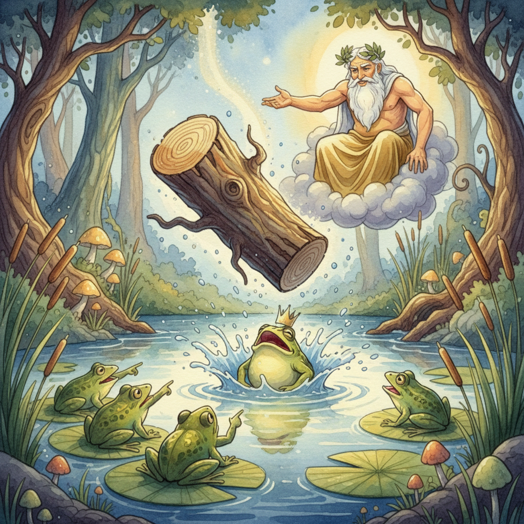 THE FROGS DESIRING a KING