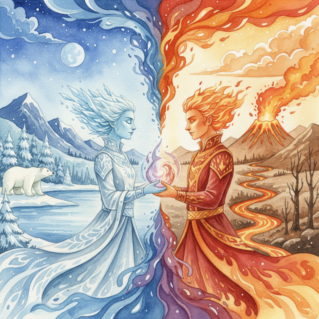 THE SNOW-DAUGHTER and THE FIRE-SON [\[25\]](#Footnote2525)