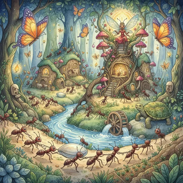 Cover: THE ANTS' TOWN