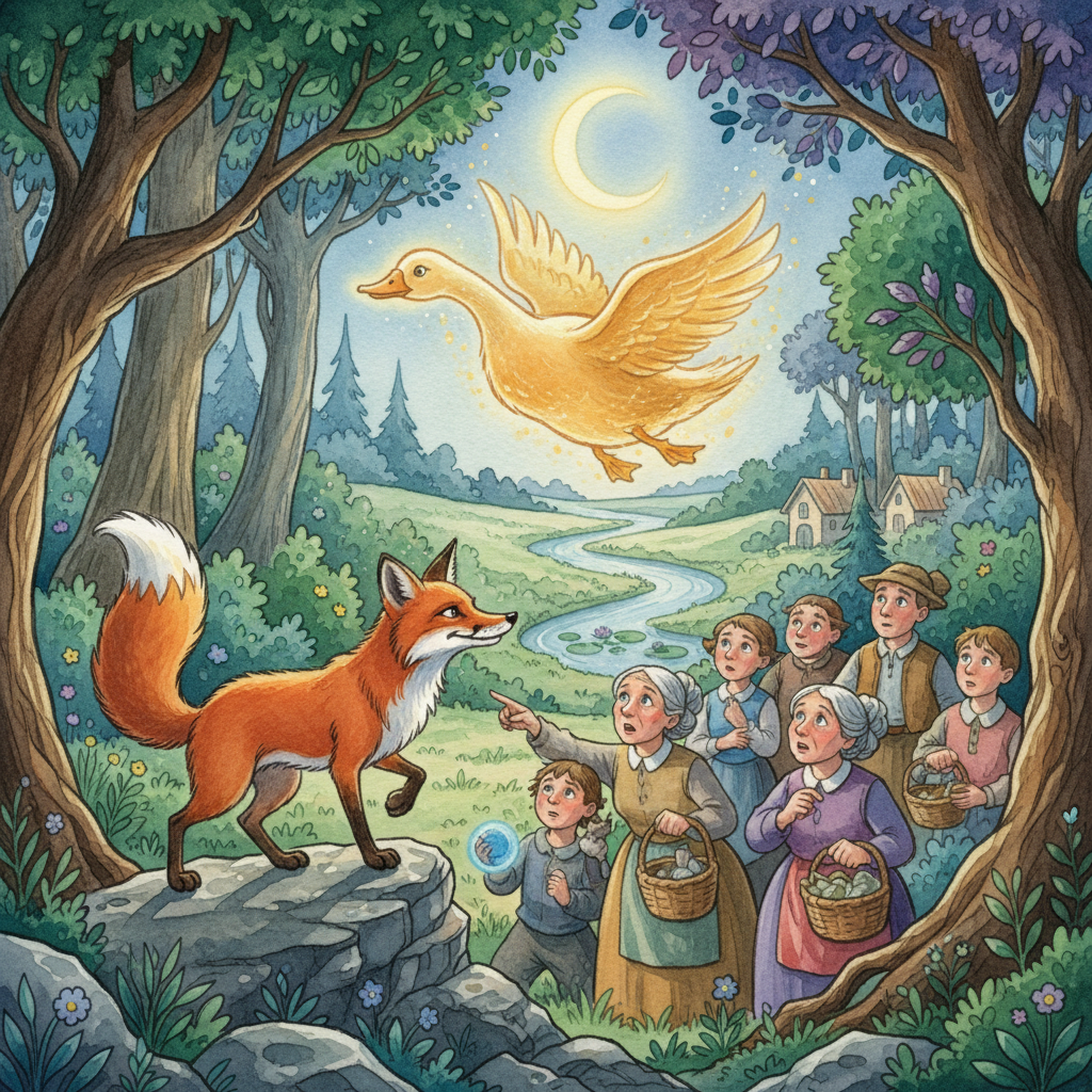 THE FOX AND THE VILLAGERS