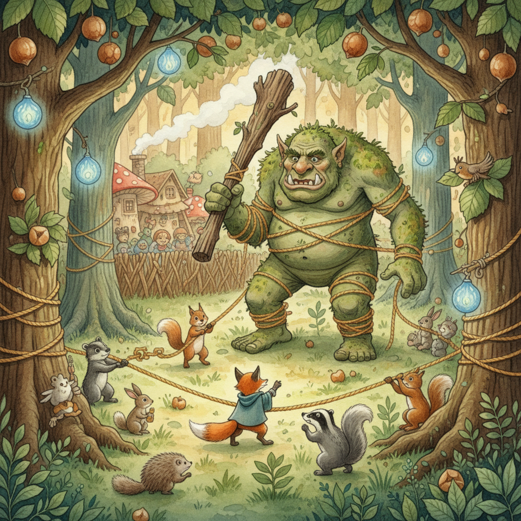 THE OGRE in THE FOREST of HAZEL NUTS