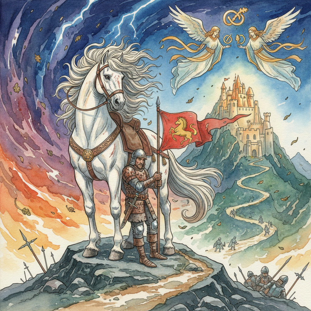 THE WAR STORM and BALDY THE HORSE