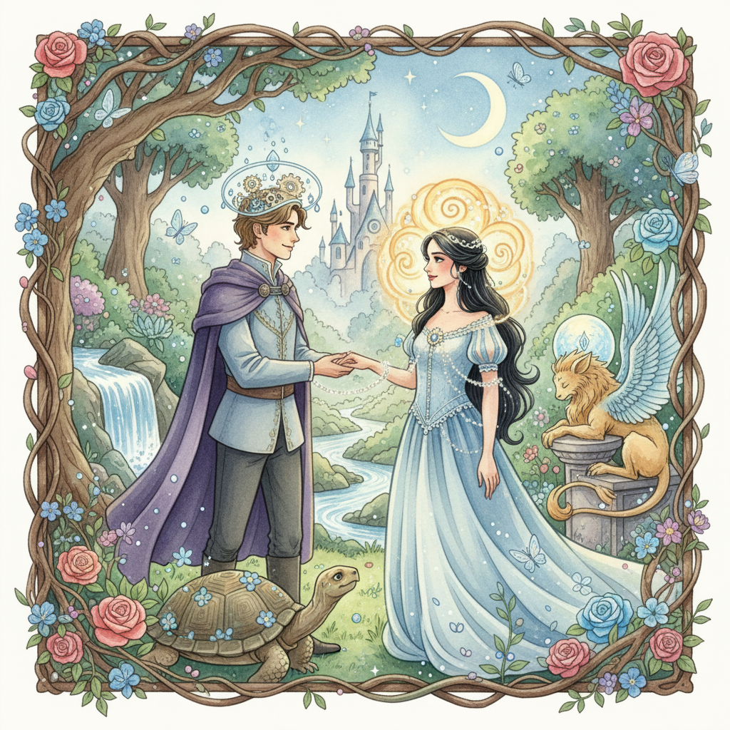 PRINCE SPIN HEAD and MISS SNOW WHITE