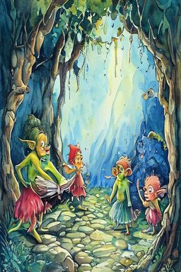 THE GOBLINS TURNED to STONE