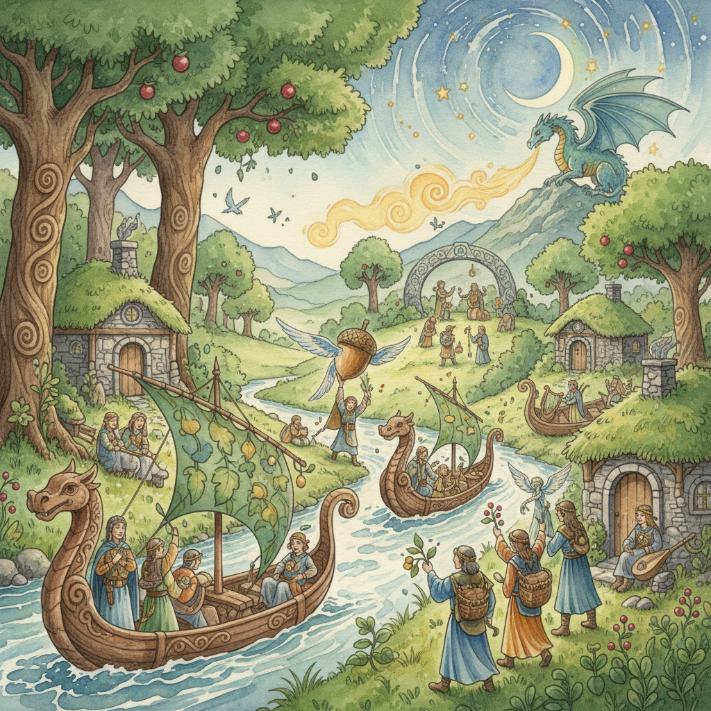 HOW the CYMRY LAND BECAME INHABITED