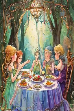 SHOWS HOW the ROYAL FAMILY SATE DOWN to BREAKFAST