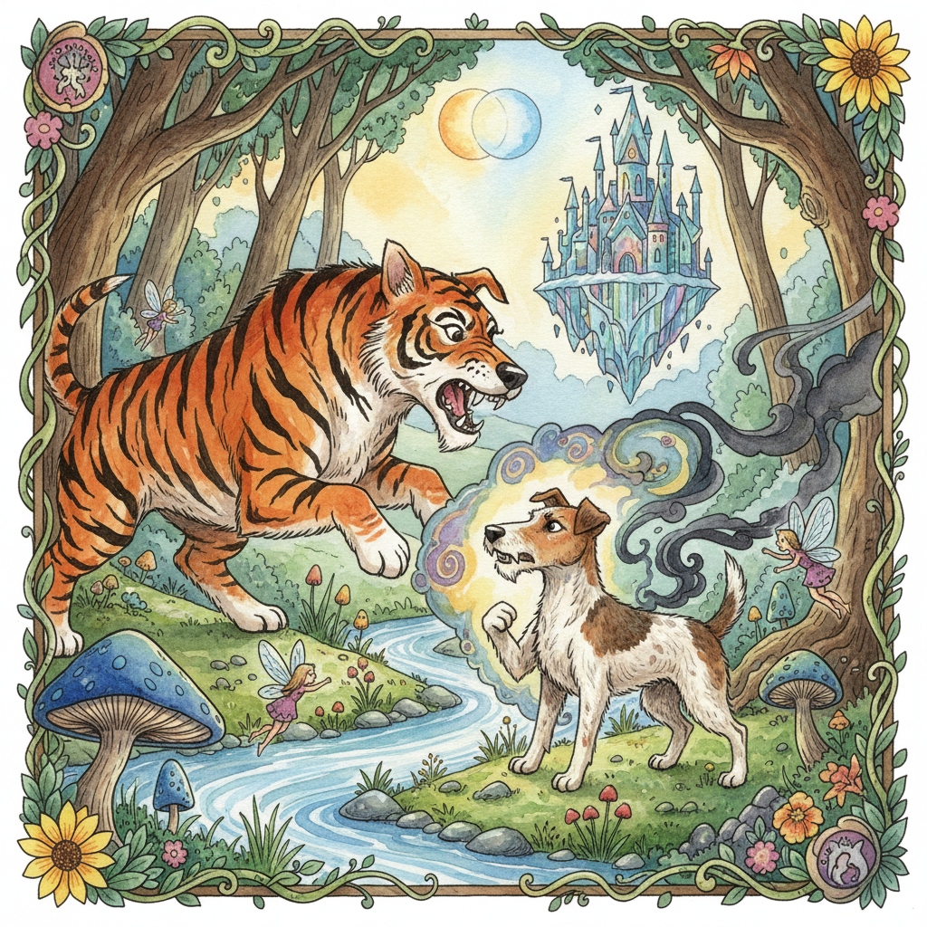 TIIKERIKOIRA JA FOX-TERRIER