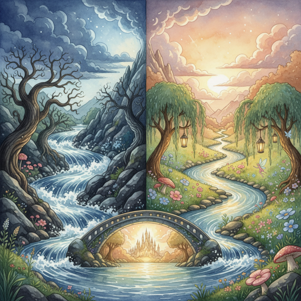 KAKSI PUROA, TOINEN KOVAAN KOHISEE, TOINEN SIEVÄÄN SOHISEE