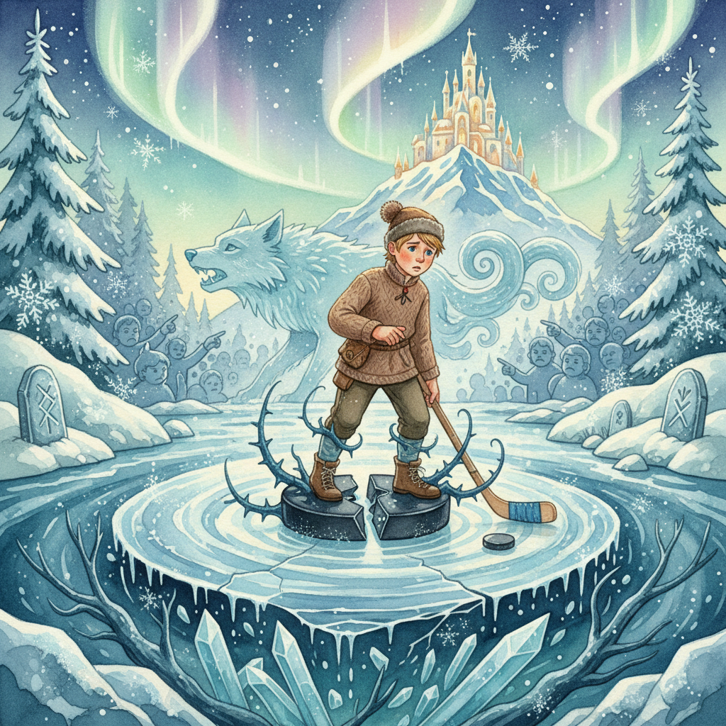 Johon Hän Joutui Kiekkoa Lyödessään