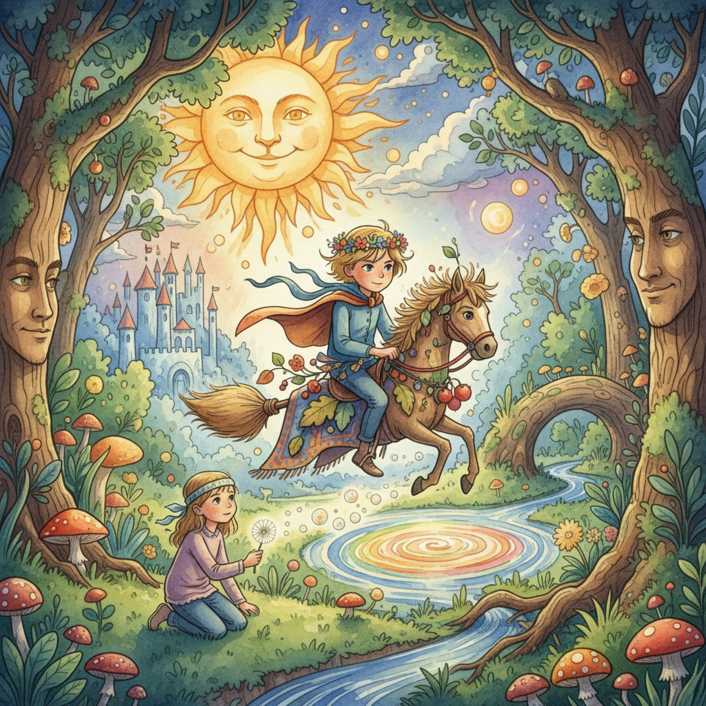 KUINKA FRITHIOF RATSASTI VAPUNPÄIVÄNÄ