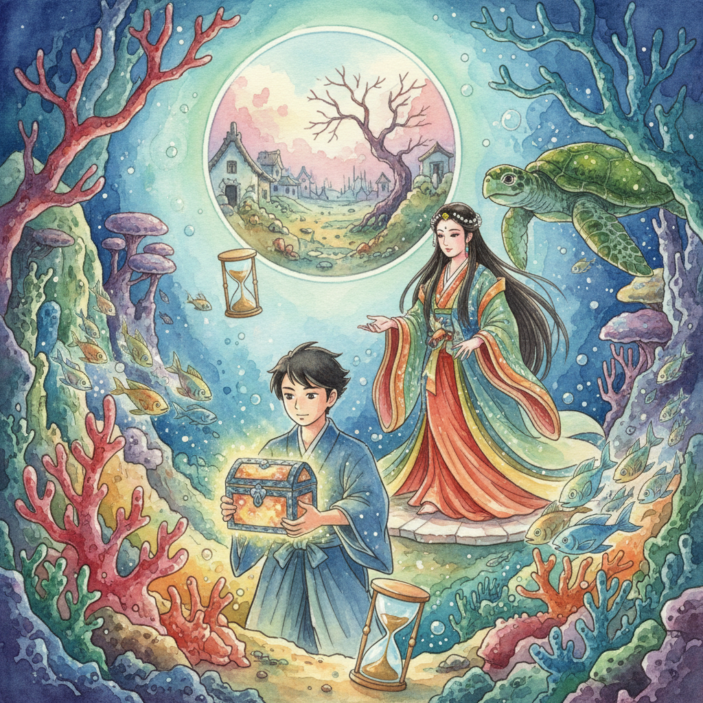 Ourashima Taro Et La Déesse De L'Océan