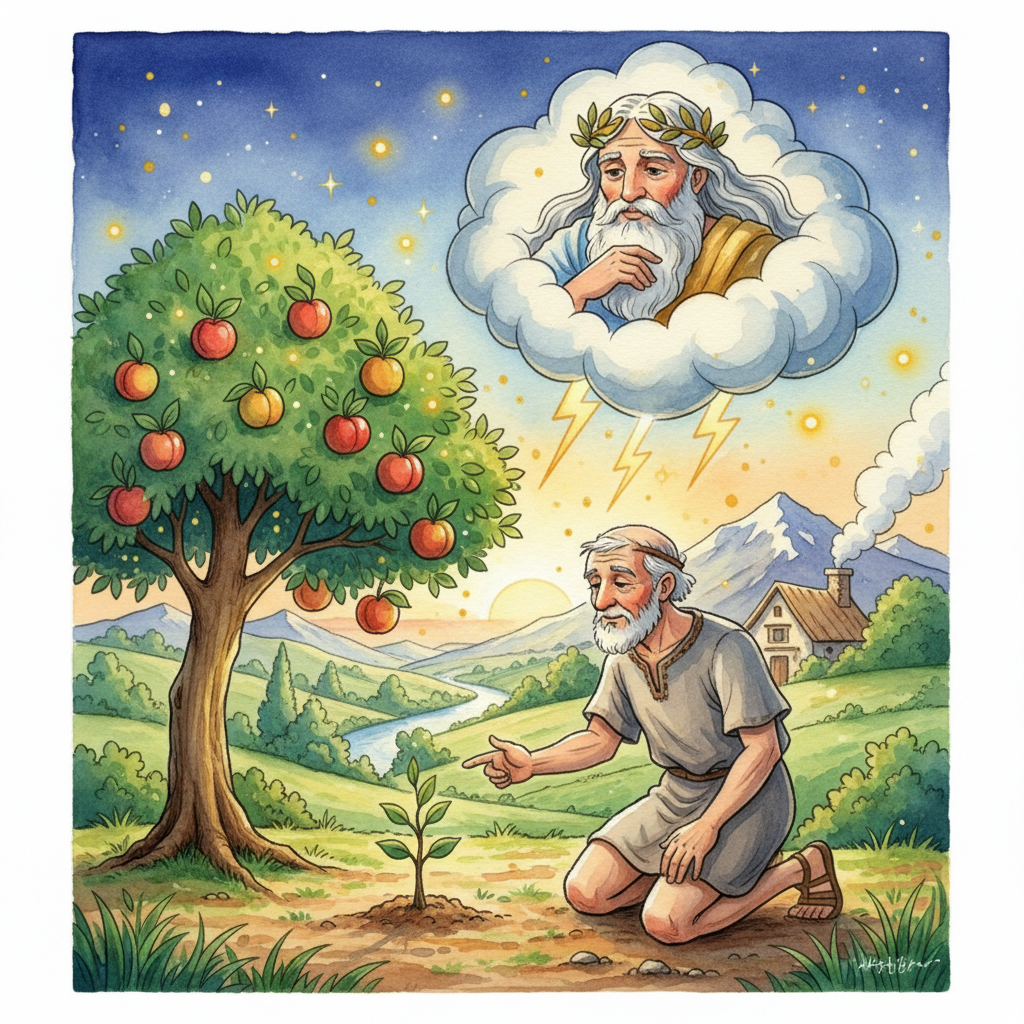 JUPITER ET LE MÉTAYER