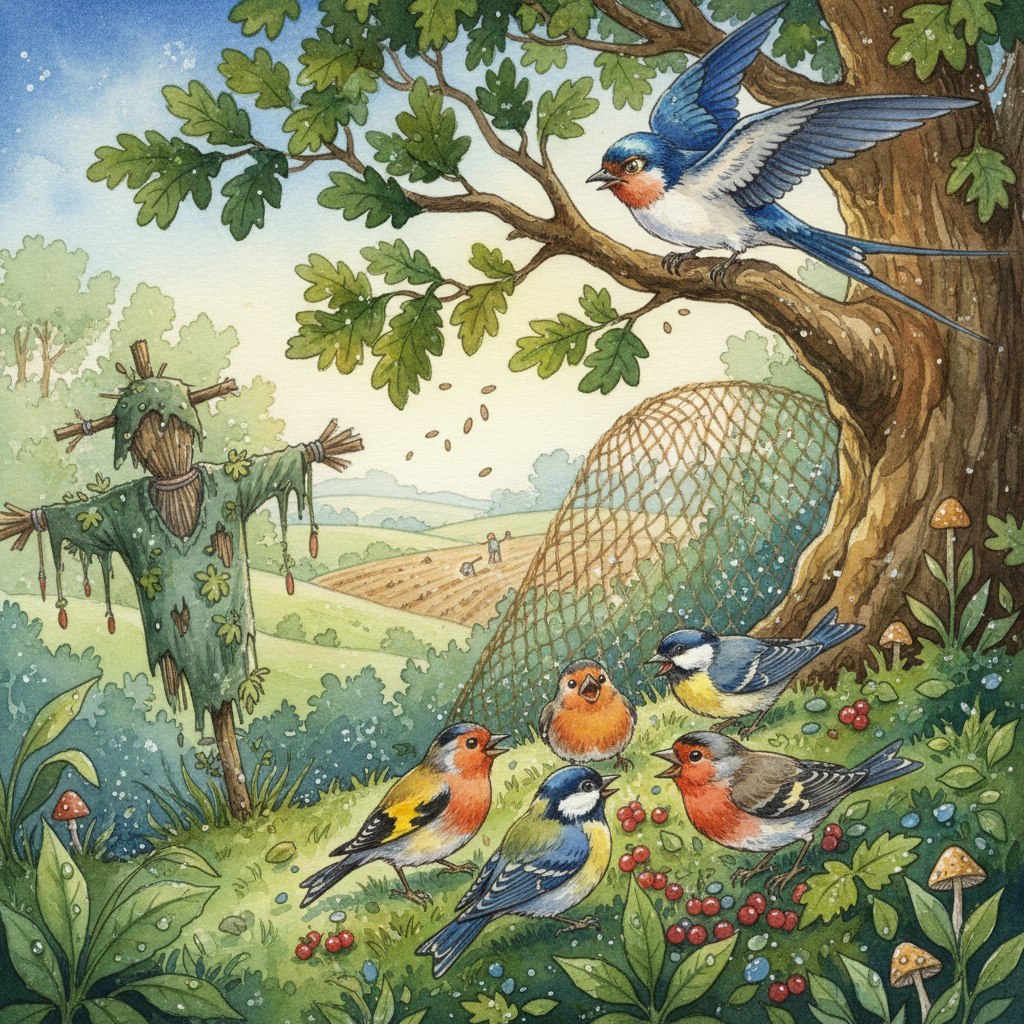 L’HIRONDELLE ET LES PETITS OISEAUX