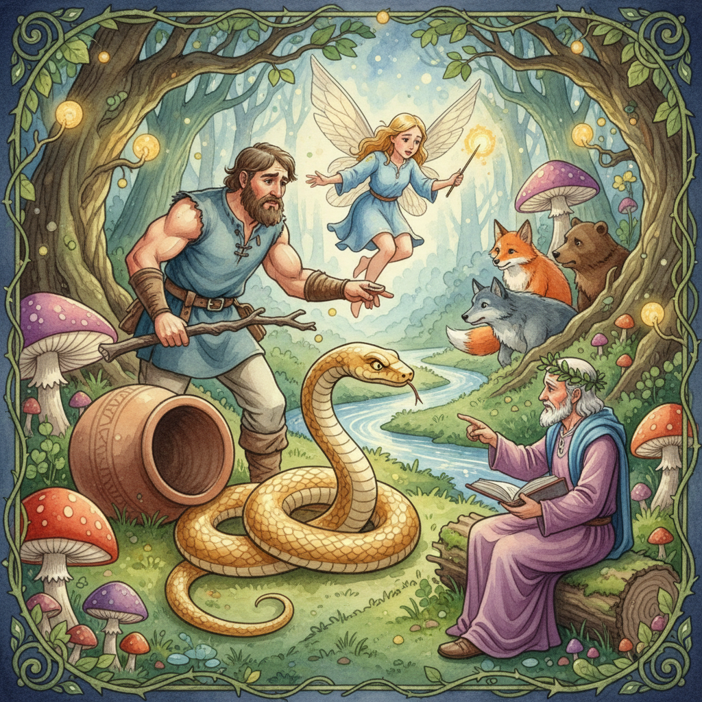 L’HOMME ET LA COULEUVRE