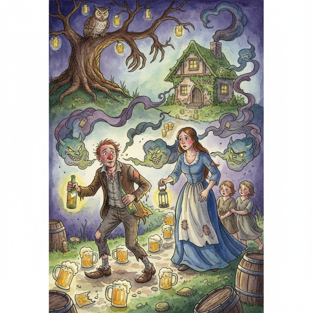 L’IVROGNE ET SA FEMME