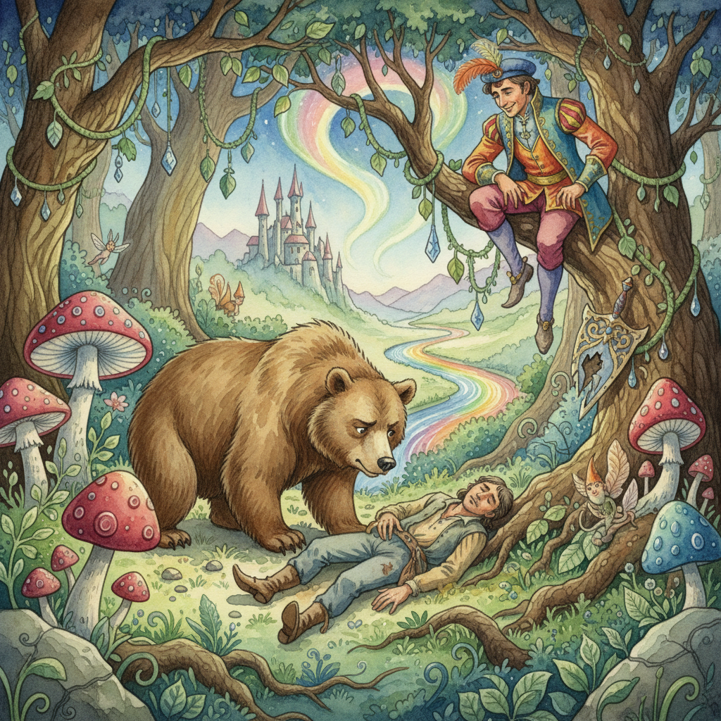 L’OURS ET LES DEUX COMPAGNONS