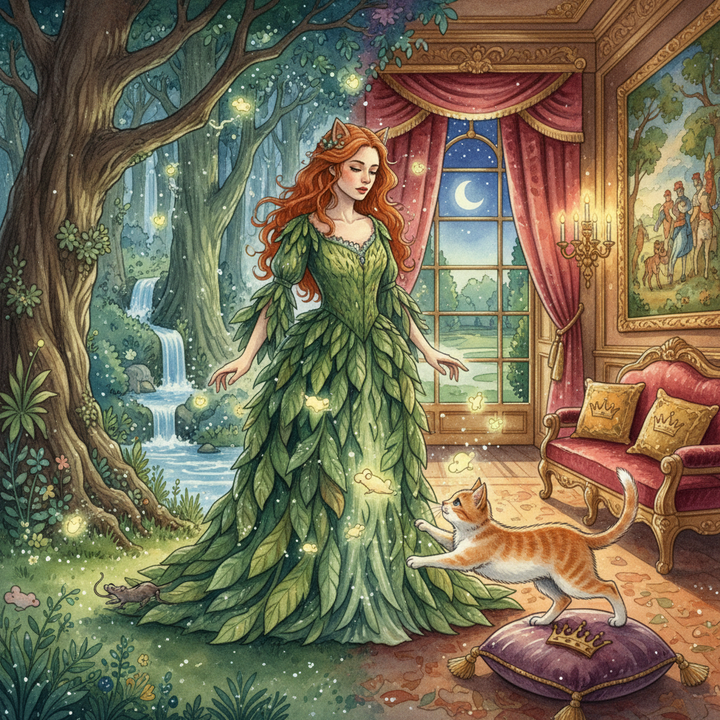 LA CHATTE MÉTAMORPHOSÉE EN FEMME