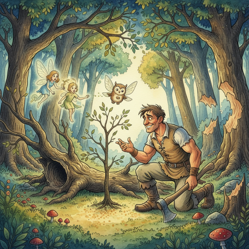 LA forÊT ET LE BUCHERON