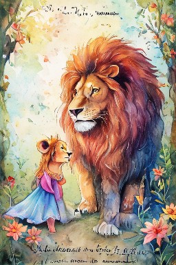 LA GÉNISSE, LA CHÈVRE ET LA BREBIS, EN SOCIÉTÉ AVEC LE LION