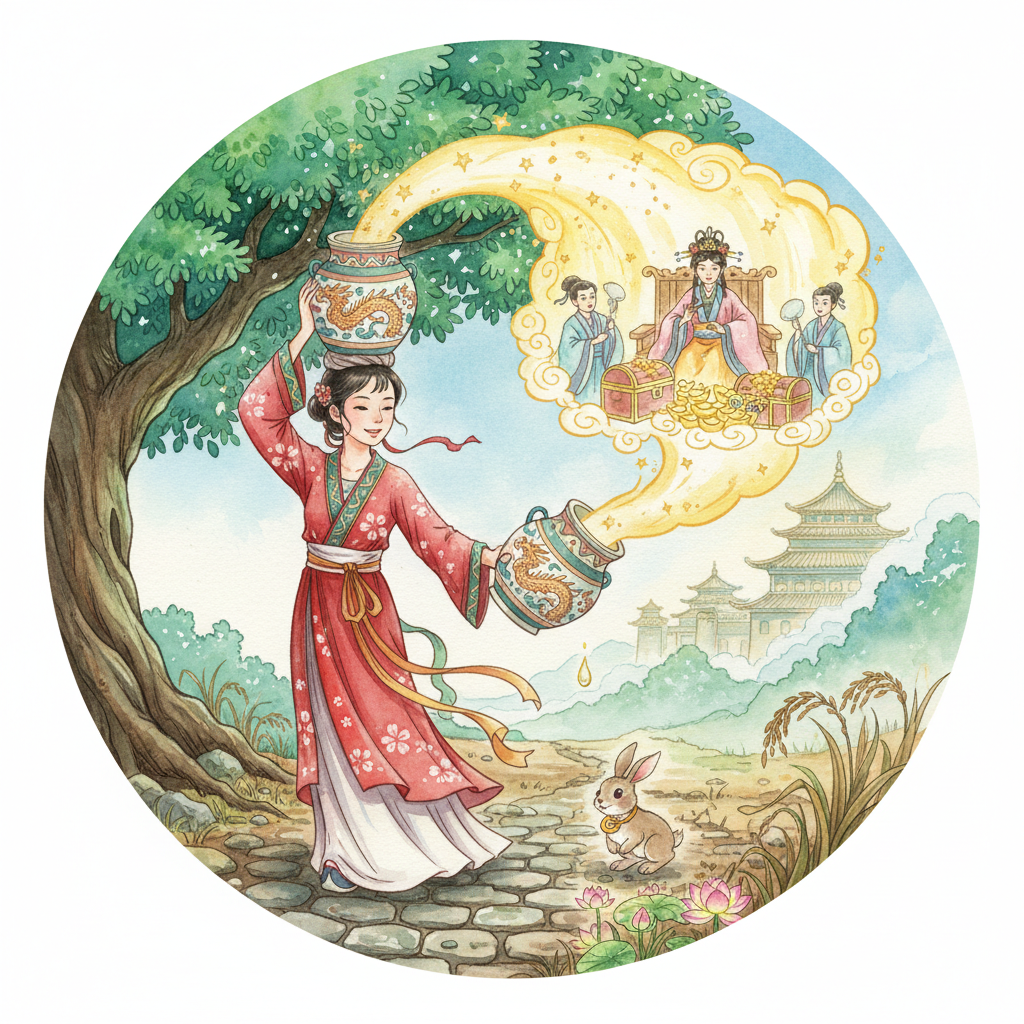 LA LAITIÈRE ET LE POT AU LAIT