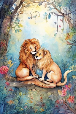 LA LIONNE ET L’OURSE