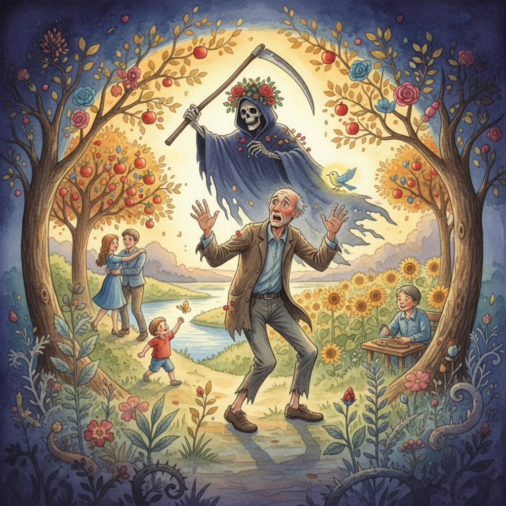 LA MORT ET LE MALHEUREUX