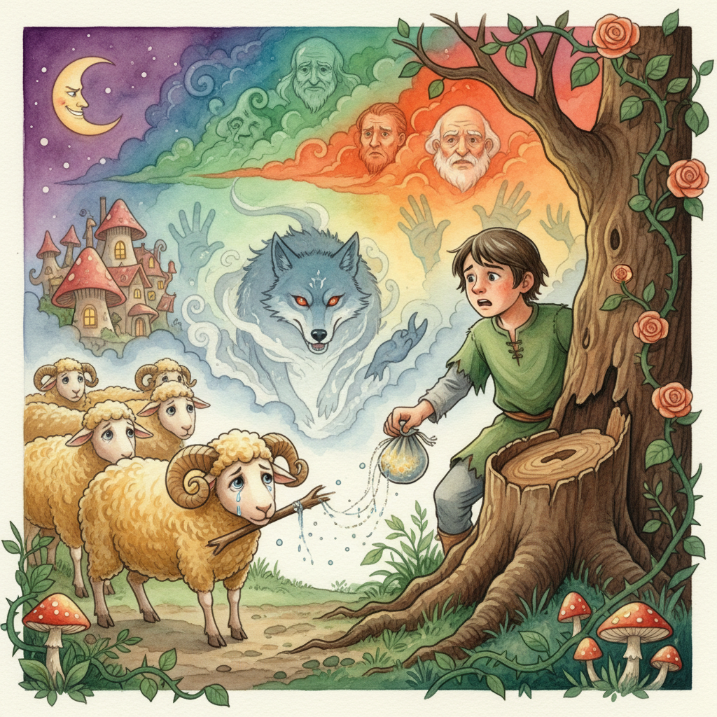 LE BERGER ET SON TROUPEAU