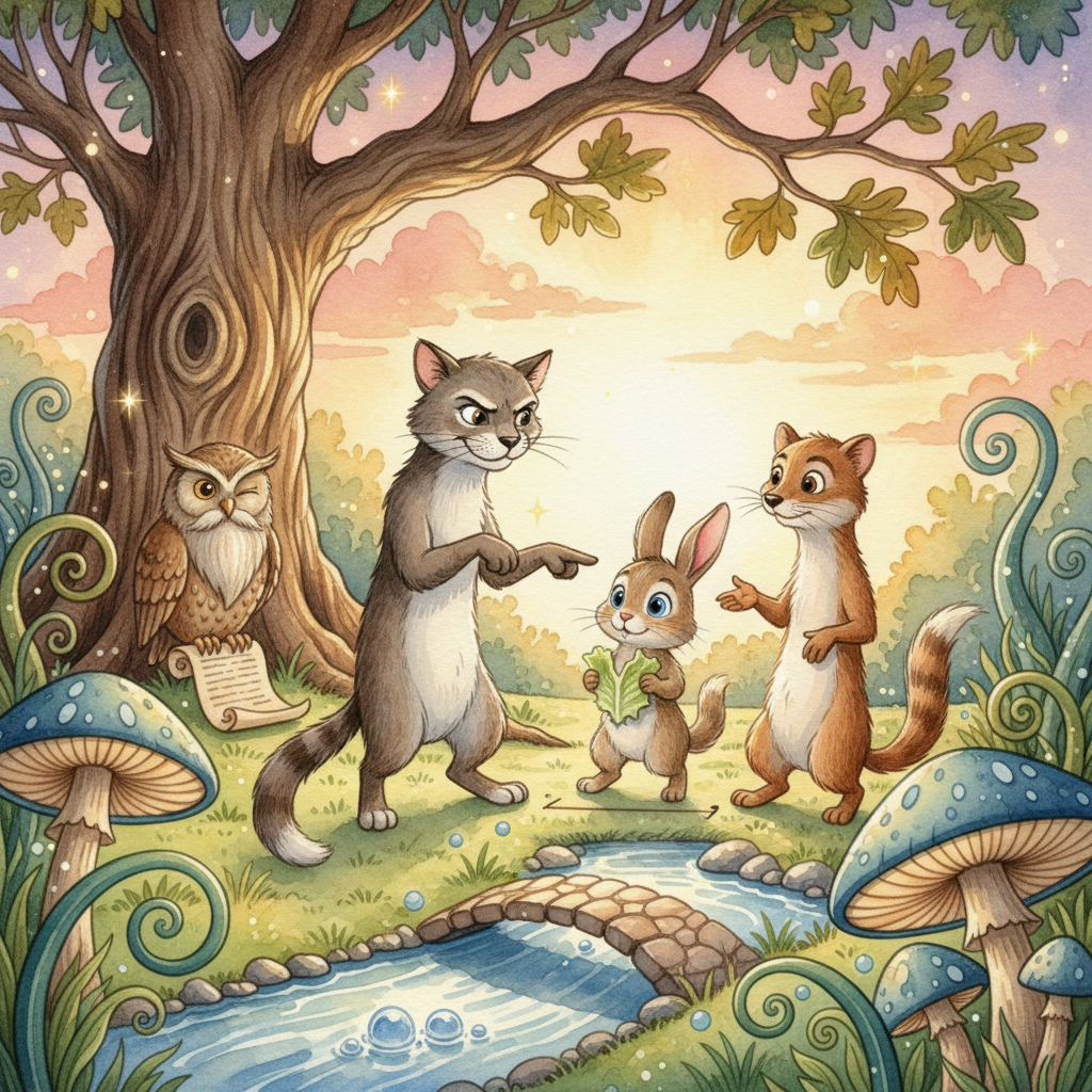 LE CHAT, LA BELETTE ET LE PETIT LAPIN