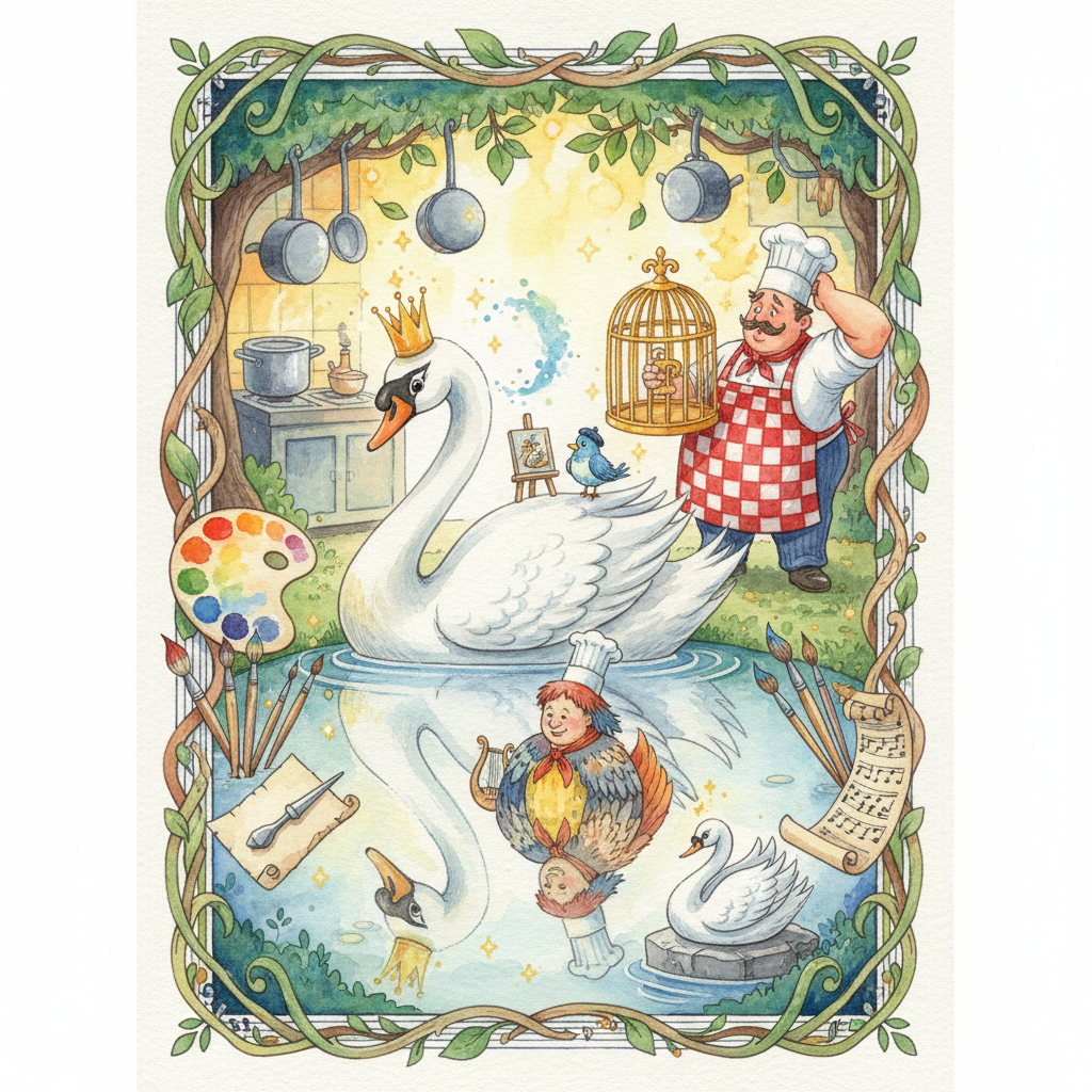 LE CYGNE ET LE CUISINIER