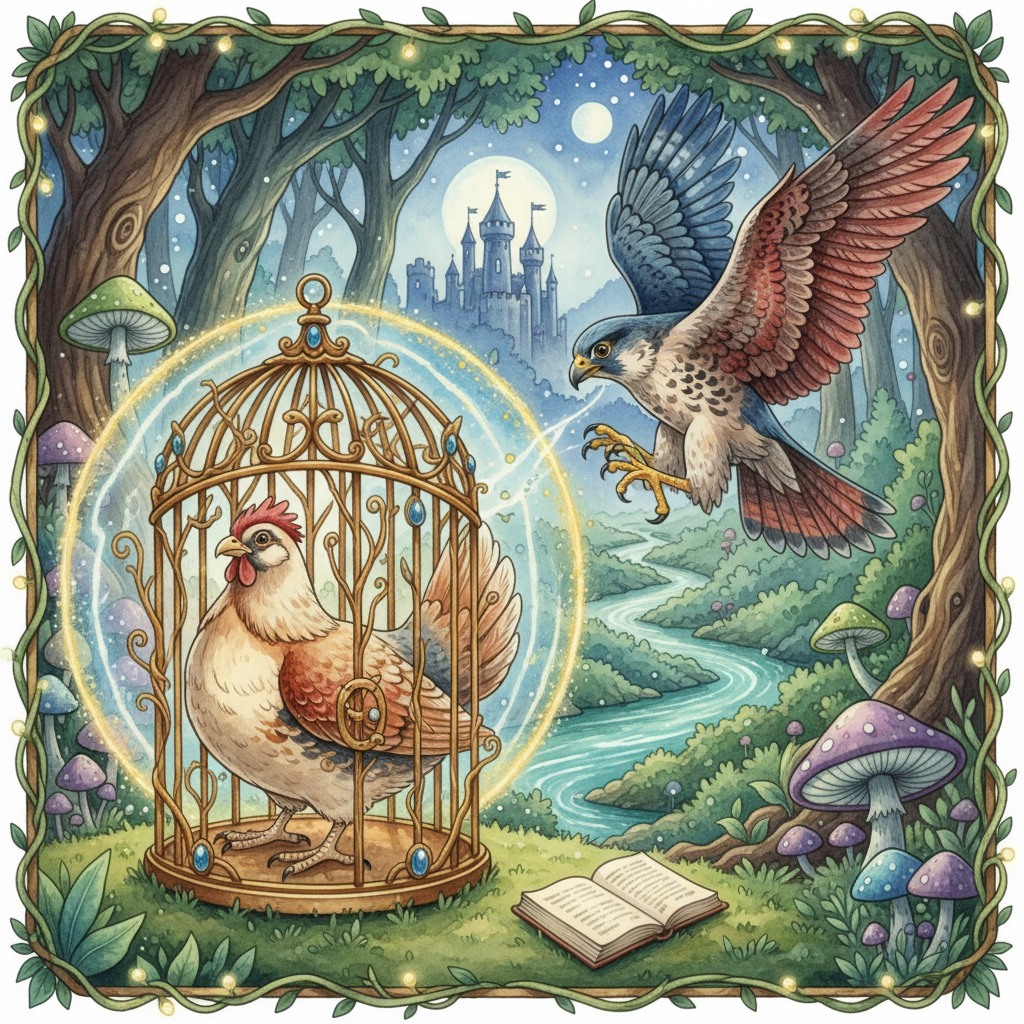 LE FAUCON ET LE CHAPON