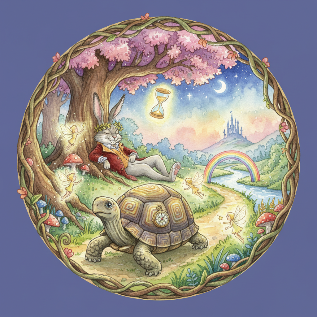 LE LIÈVRE ET LA TORTUE