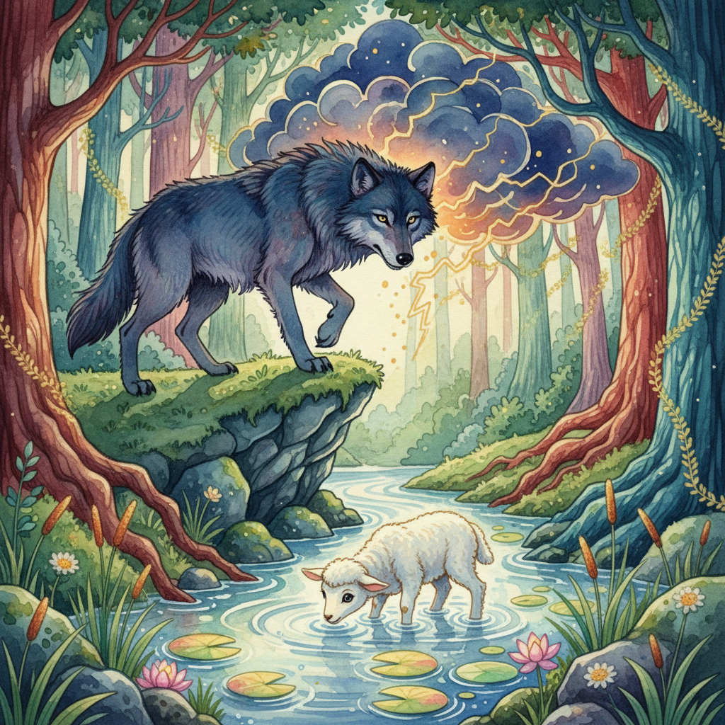 LE LOUP ET L’AGNEAU