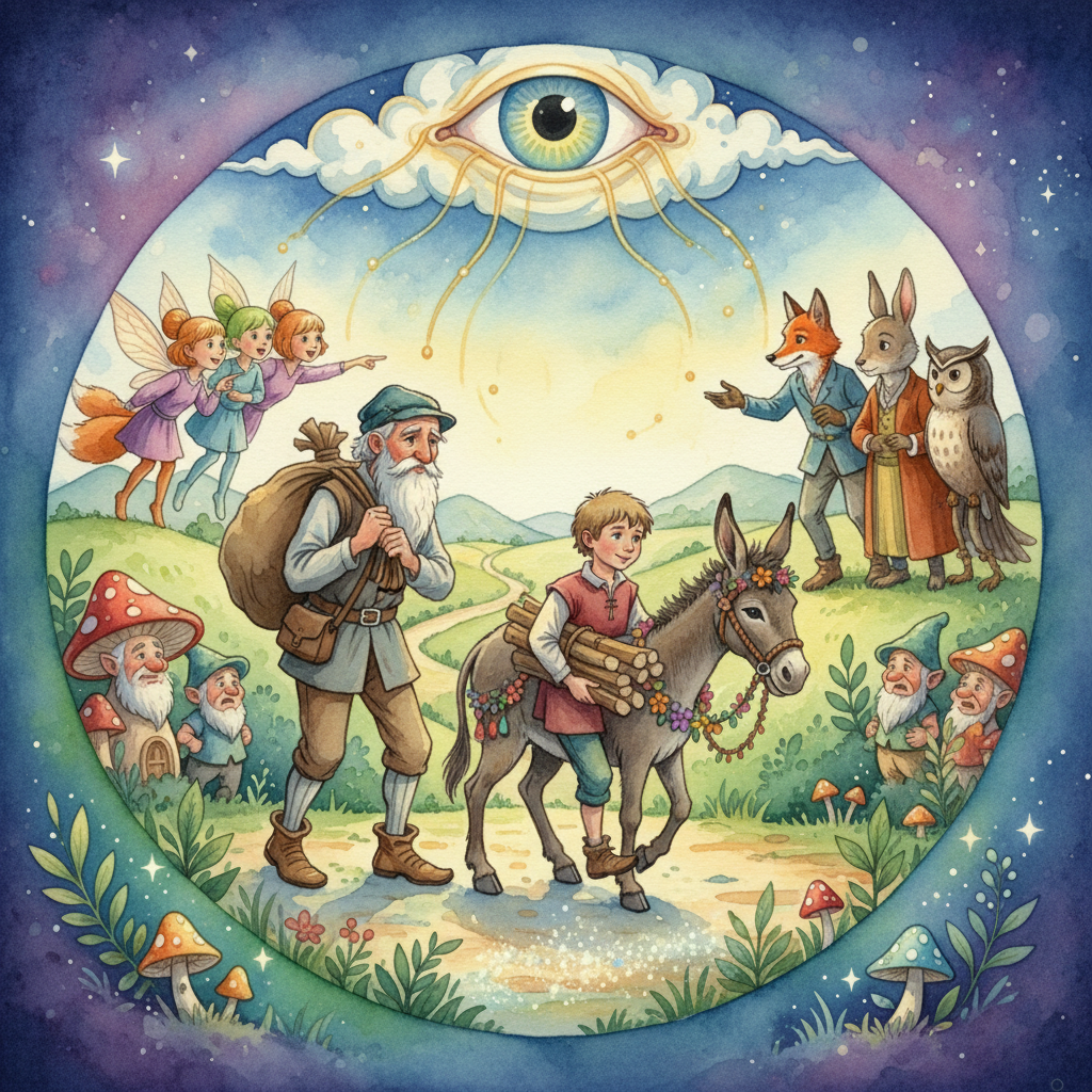 LE MEUNIER, SON FILS ET L’ANE