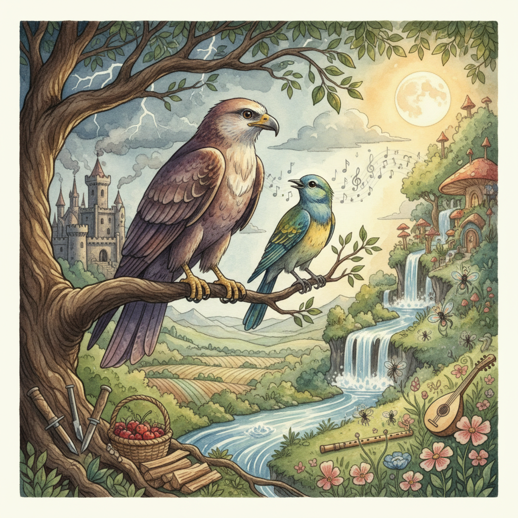 LE MILAN ET LE ROSSIGNOL