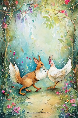 LE RENARD ET LES POULETS D’INDE