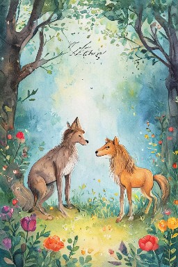 LE RENARD, LE LOUP ET LE CHEVAL