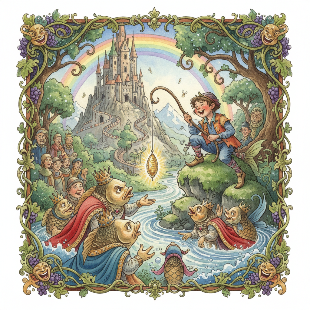 LE RIEUR ET LES POISSONS