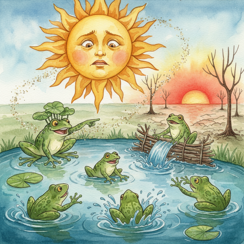 LE SOLEIL ET LES GRENOUILLES