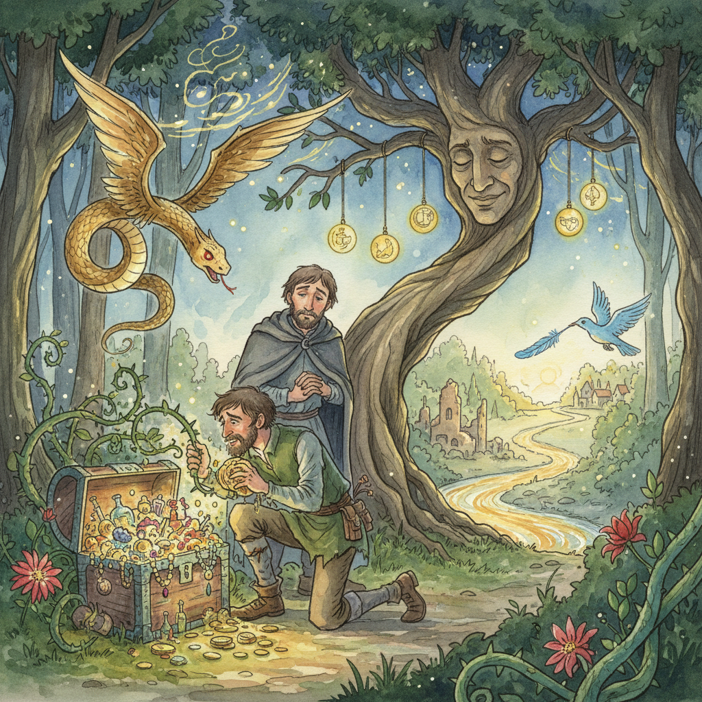 LE TRÉSOR ET LES DEUX HOMMES