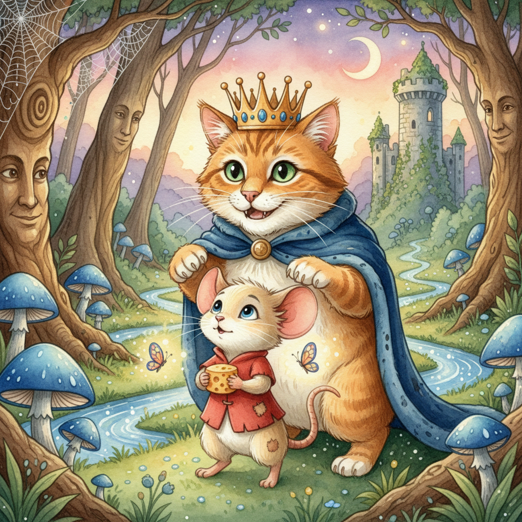 LE VIEUX CHAT ET LA JEUNE SOURIS