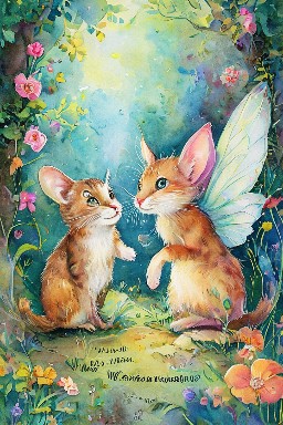 LES SOURIS ET LE CHAT-HUANT