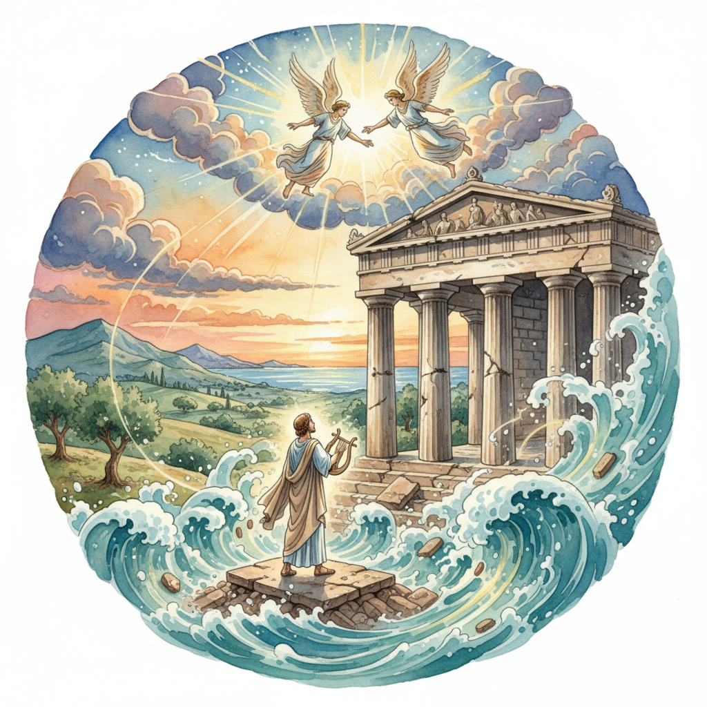 SIMONIDE PRÉSERVÉ PAR LES DIEUX