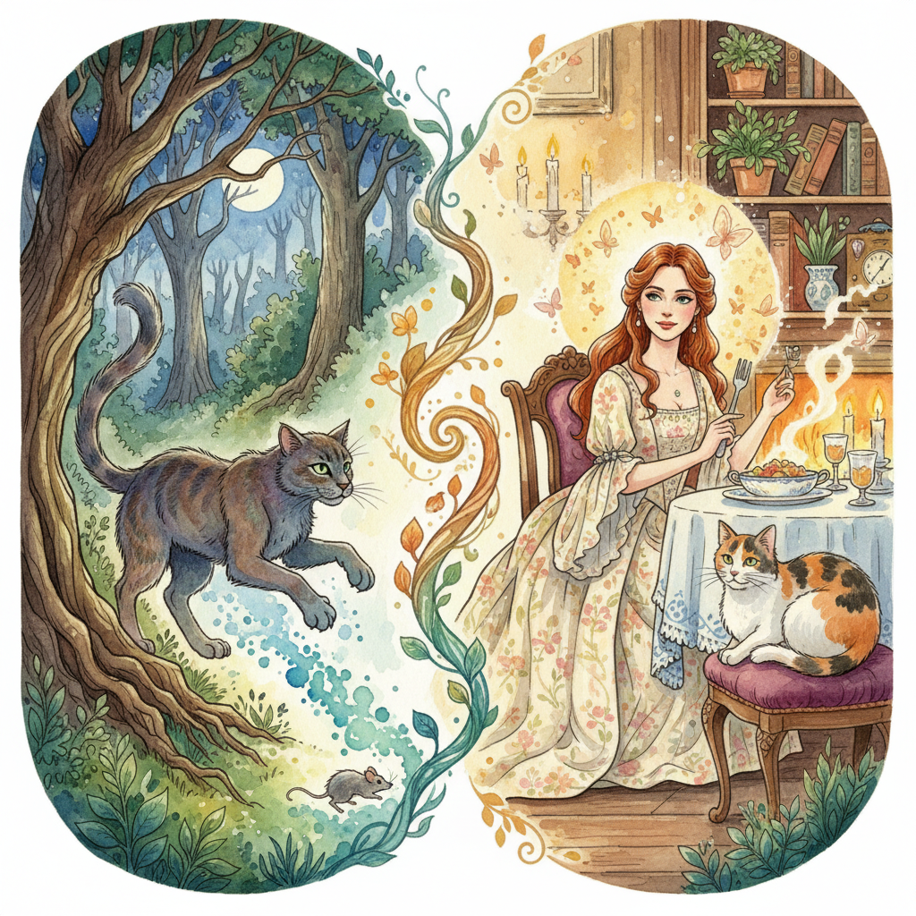 [La Chatte Métamorphosée En Femme](#table)