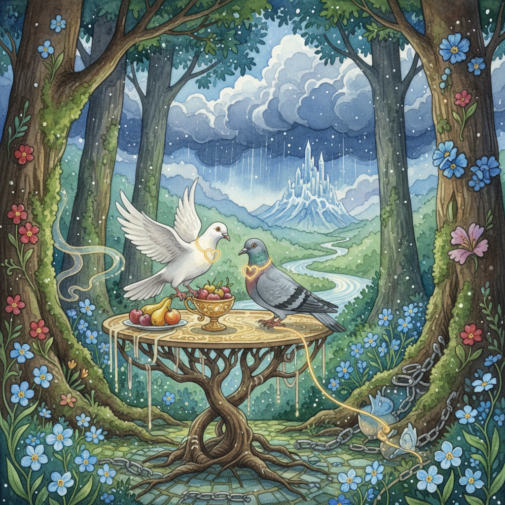 [Le Pigeon Et La Colombe](#table)