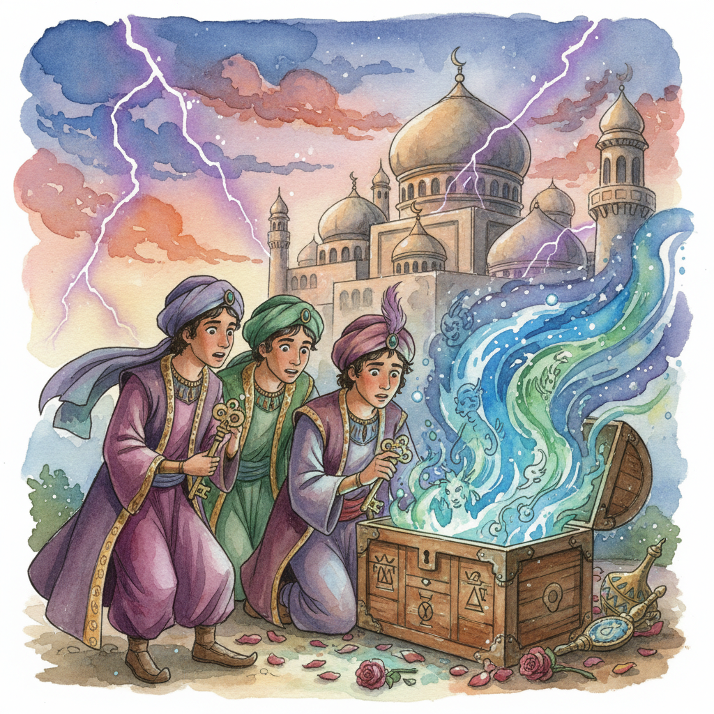 HISTOIRE DE TROIS CALENDERS, FILS DE ROI