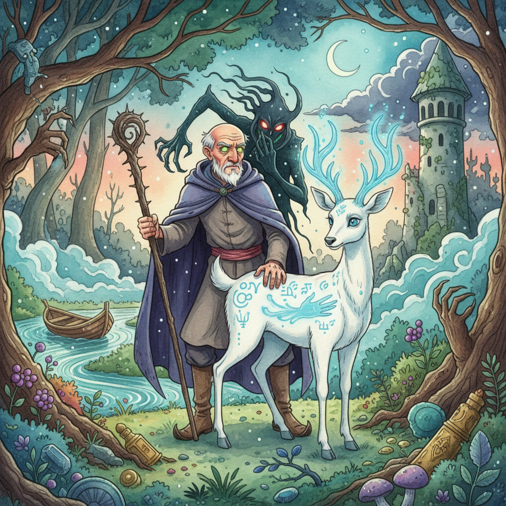 HISTOIRE DU PREMIER VIEILLARD ET DE LA BICHE